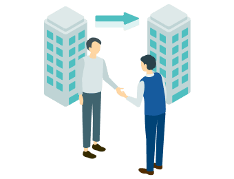 乗り換えも即日対応のイメージ